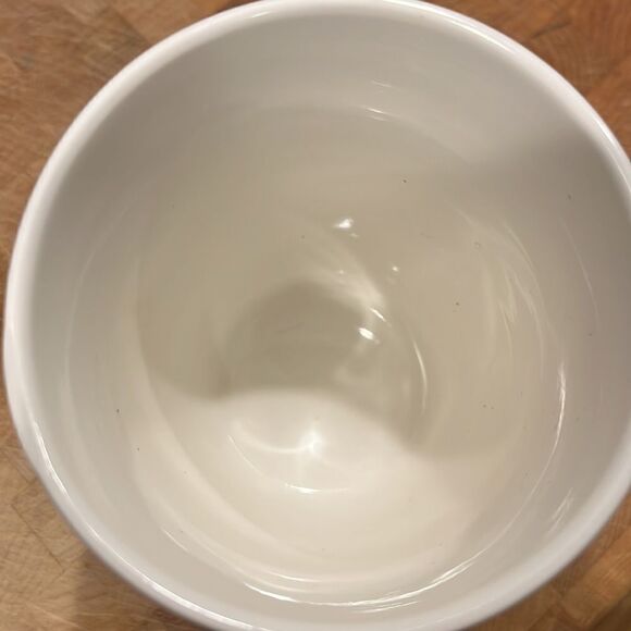 Food Network Creamy White Ceramic Stoneware Microwave Safe Mugs- 12 Oz cups - Picture 4 of 11